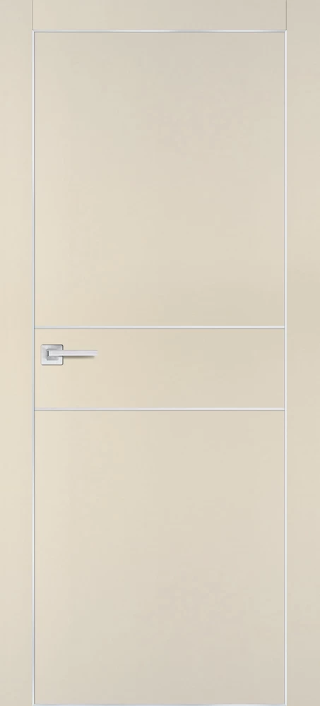 Фото Межкомнатная дверь PX-15  AL кромка с 4-х ст. Бежевый матовый