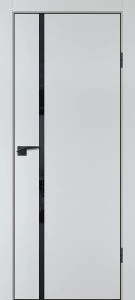 Межкомнатная дверь P-22  кромка ABS черная c 4-х ст. Сапфир матовый