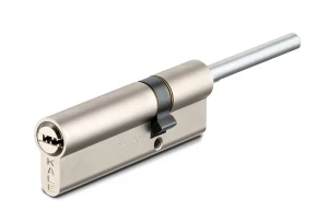 Цилиндровый механизм под вертушку (дл.шток) 164 SX/81 (45+10+26) mm никель 5 кл.