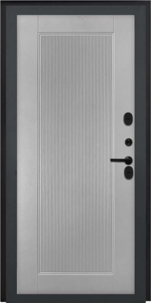 Входная дверь ДвериПРО Модель L-49 ПВХ 10мм Астрод Velutto Grigio DPRO195704 внутренняя сторона