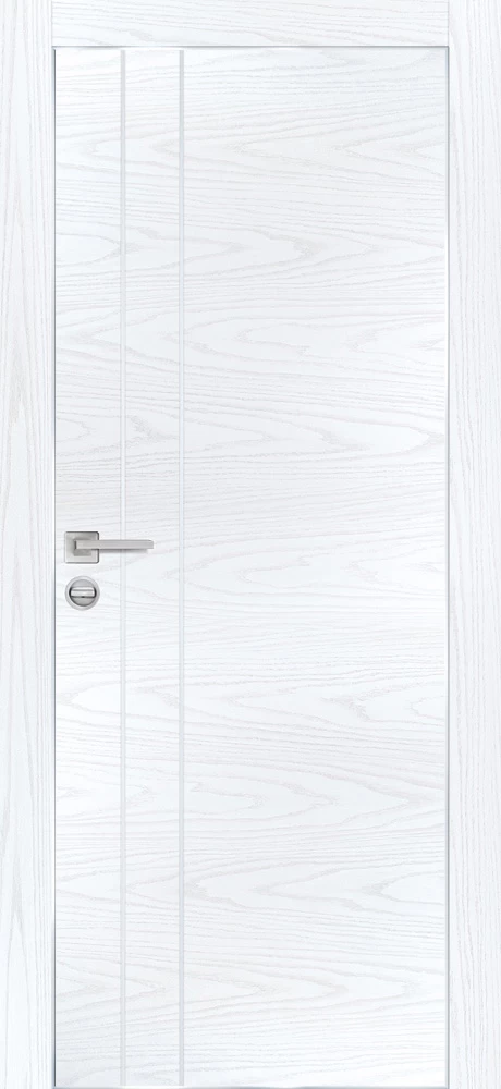 Фото Межкомнатная дверь PX-14  AL кромка с 4-х ст. Дуб скай белый