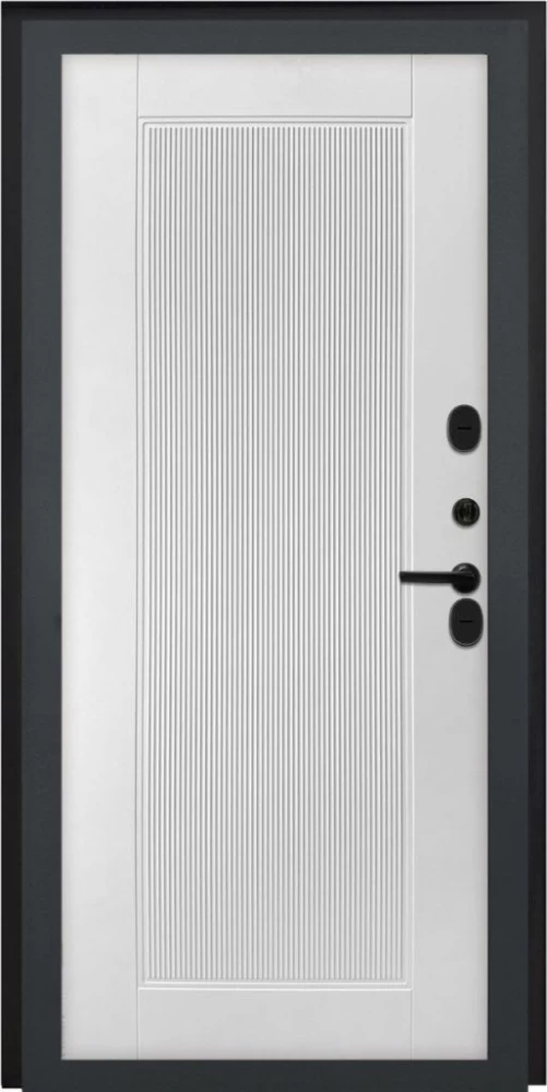 Входная дверь ДвериПРО Модель L-47 ПВХ 10мм Астрод Velutto Bianco DPRO195685 внутренняя сторона