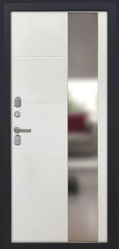 Входная дверь ДвериПРО Берген ФЛЗ-649 капучино (зеркало) DPRO195757 внутренняя сторона