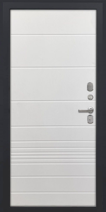 Входная дверь L - 3b ФЛ-700 (10мм, ясень белый) внутренняя сторона