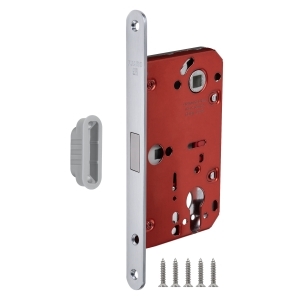Корпус врезного замка MAGNM85C-50/BL INOX SSC-16 сатин. хром (блистер)