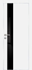 Межкомнатная дверь PX-10  AL кромка с 4-х ст. Белый матовый