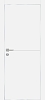 Межкомнатная дверь PX-19 AL кромка с 4-х ст. Белый матовый