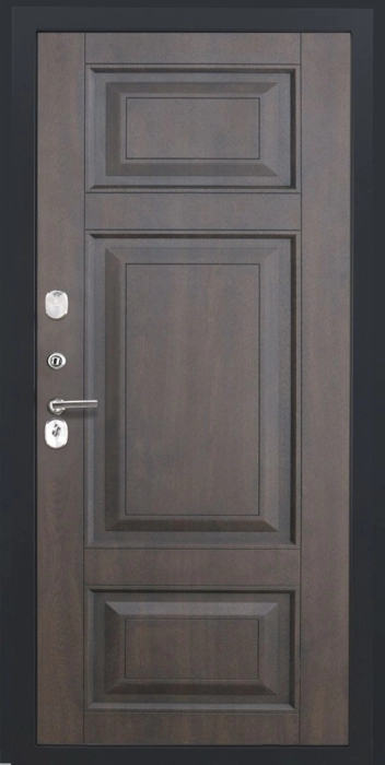 Входная дверь L-43 ФЛ-659 (12мм, nussbaum+черная патина винорит) внутренняя сторона